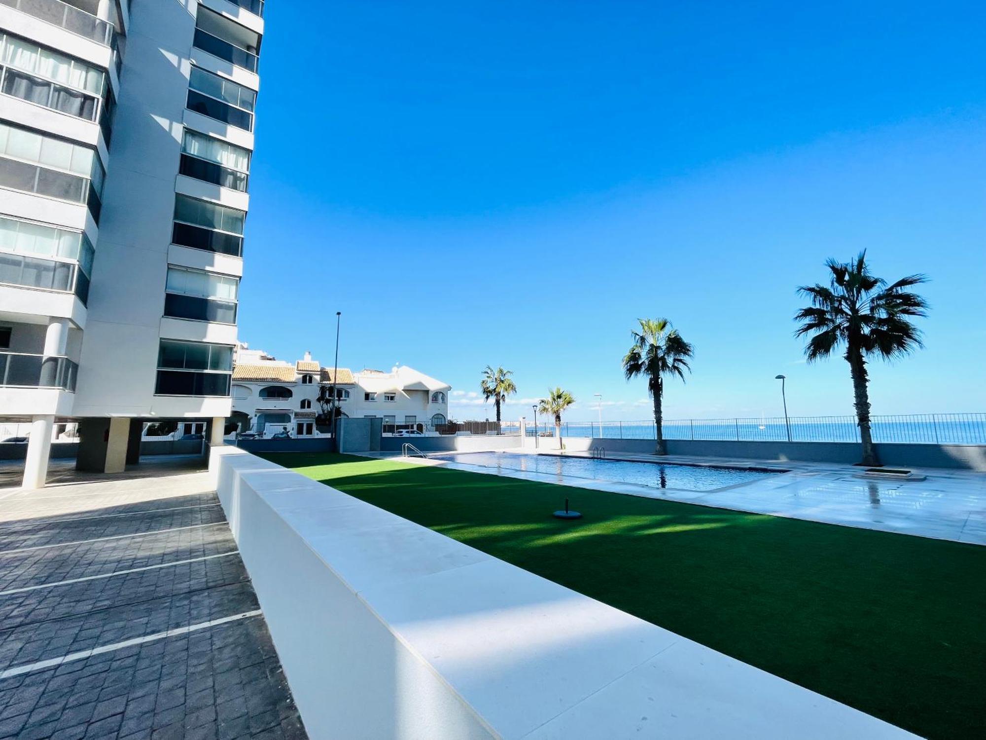 Apartamento En Primera Linea Con Vistas A La Playa Ensenada Del Esparto Del Residencial Vina Del Mar Apartment La Manga del Mar Menor Exterior photo