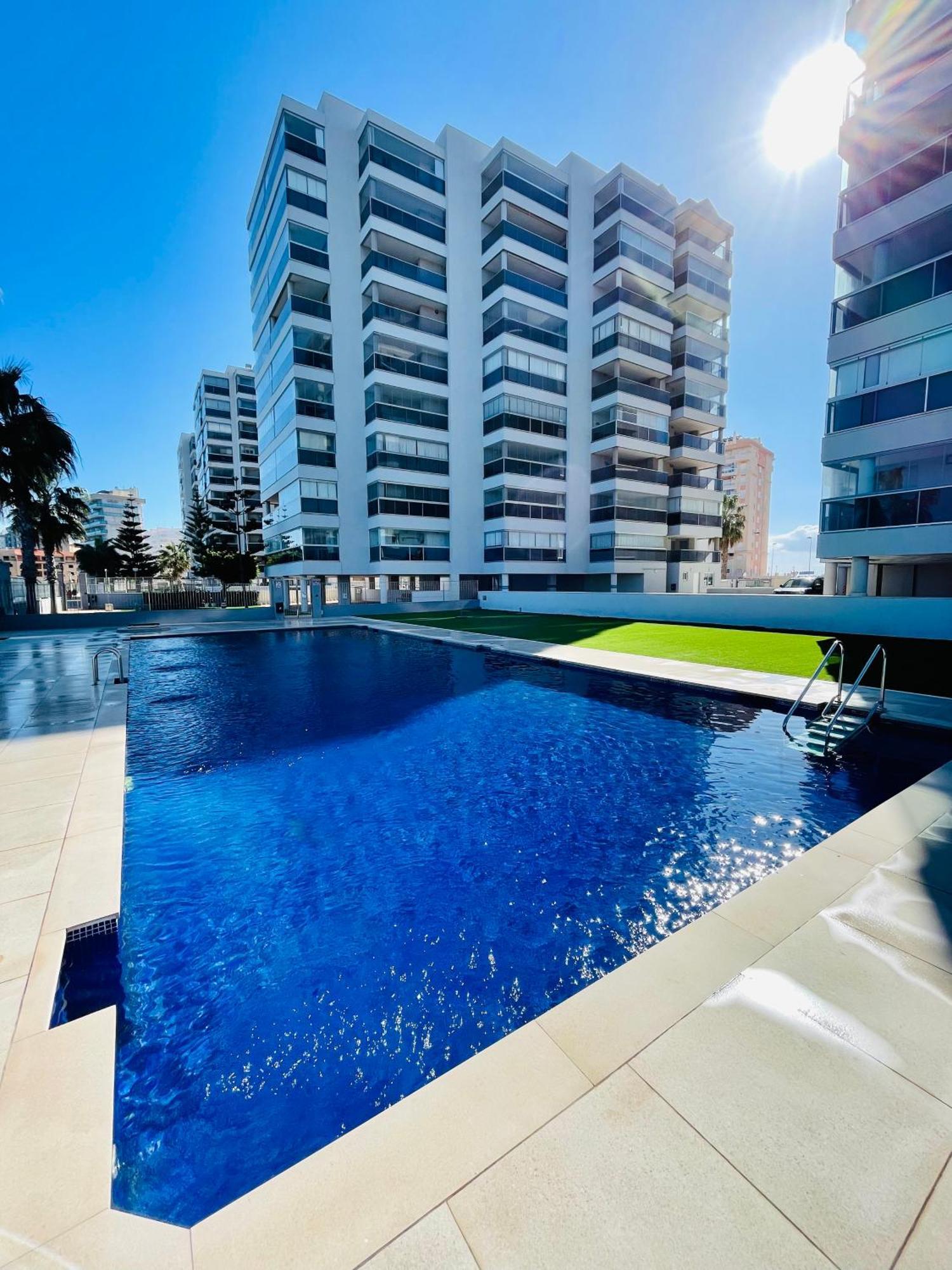 Apartamento En Primera Linea Con Vistas A La Playa Ensenada Del Esparto Del Residencial Vina Del Mar Apartment La Manga del Mar Menor Exterior photo