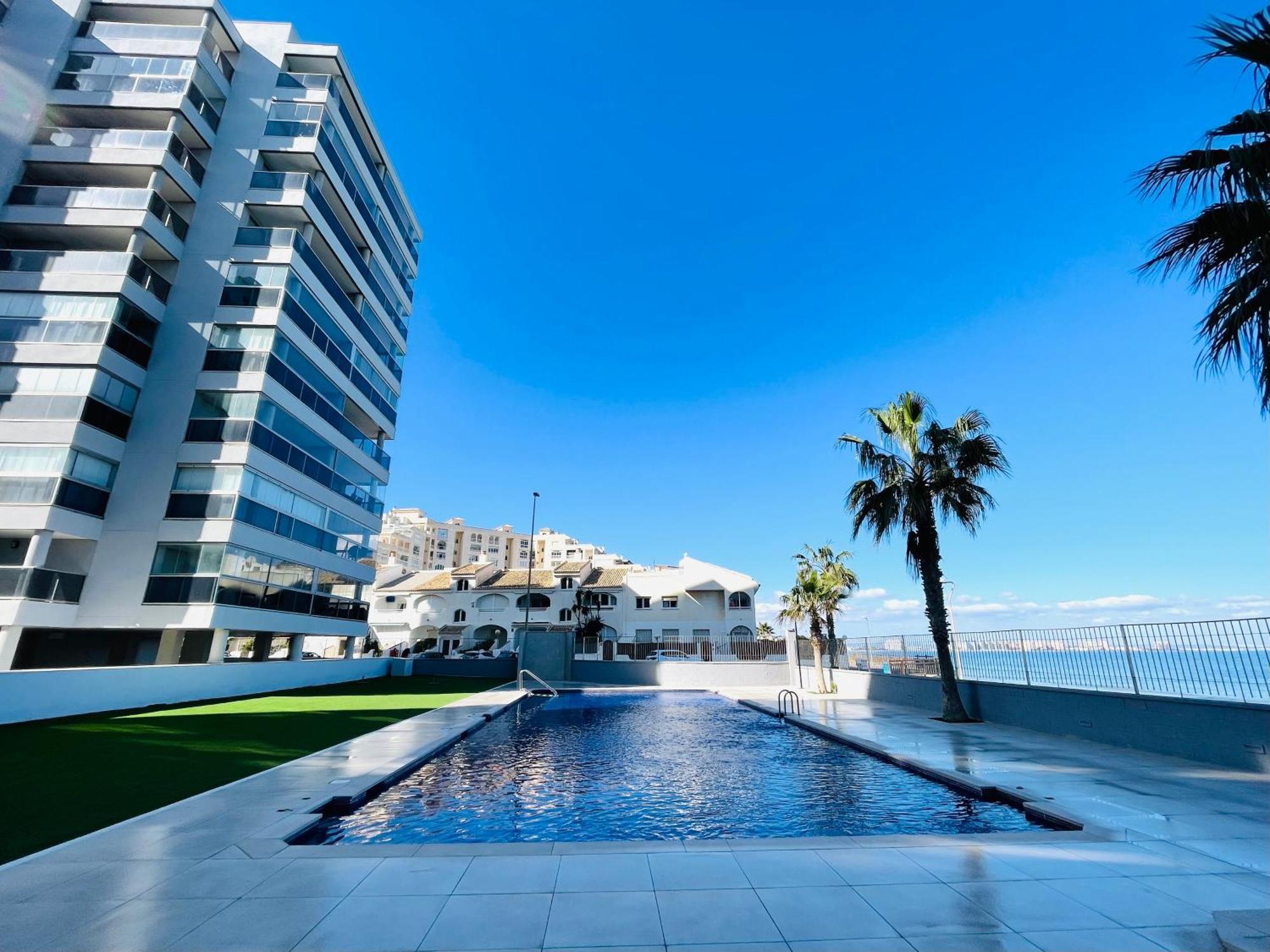 Apartamento En Primera Linea Con Vistas A La Playa Ensenada Del Esparto Del Residencial Vina Del Mar Apartment La Manga del Mar Menor Exterior photo